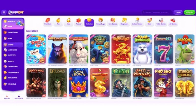 Robocat Casino Spiele